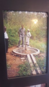 A photo of one of the fresh water wells at a leper village in India
